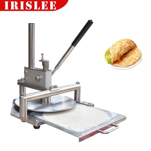 Commercial 20Cm 25Cm 30Cm Hand Pressure Grab Pancake Squeezing Machine Manual Dough Round Press Tool In Taiwan