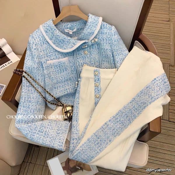 Women's Clothing For Women In Spring And Autumn 2023 New Style High End Temperament Celebrity Leisure Two Piece Suit ddmywonder ddmywonder