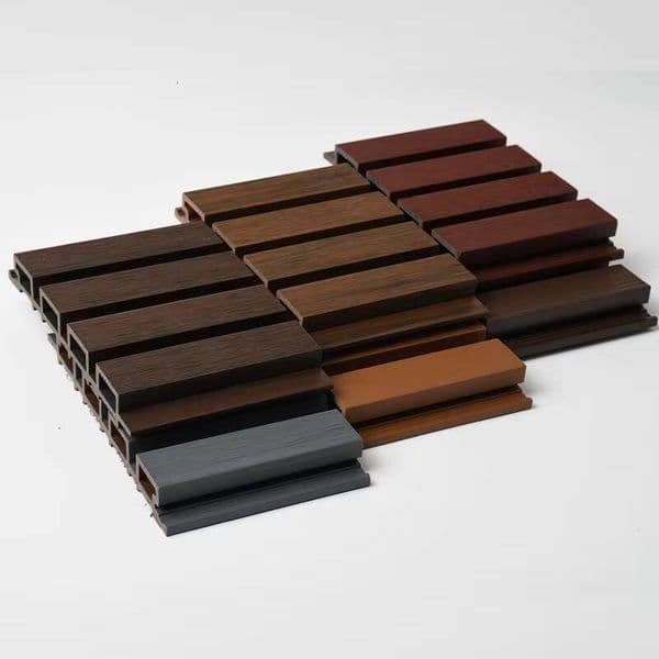 Reasonable Wood Grain Not Easy To Crack Composite 3D Wall Panels For Hall