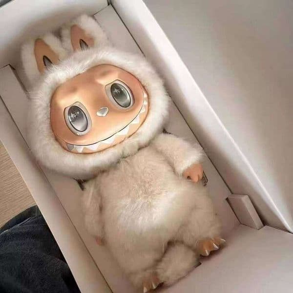 Labubu Angel Zimomo Themonsters Cartoon Cute Anime Action Figures Desktop Decorations 58Cm Big