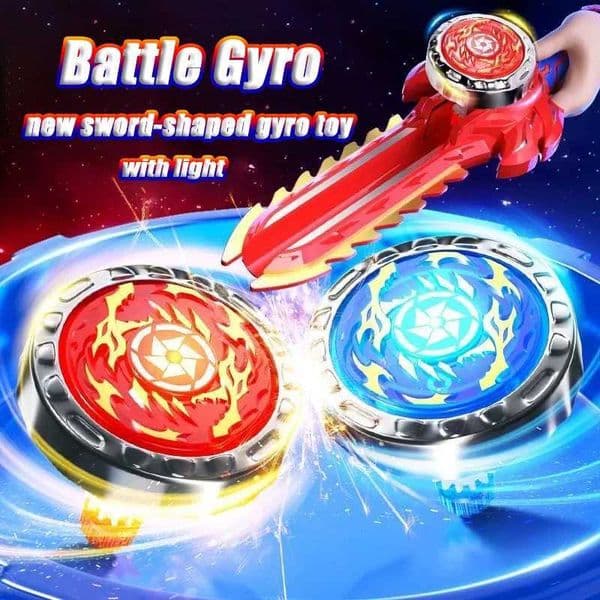 New swordshaped Gyroscope toy Sword Launcher Spinning Top multiplayer interactive game Battle Gyro Boy Toy X250913