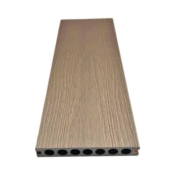 Rose 3D Pattern Antibacterial Wood Plastic Composite Balcony Flooring