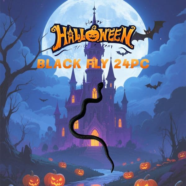 Black Snake 12PC Halloween Window Decoration 3D Simulation Eye catching Artifact