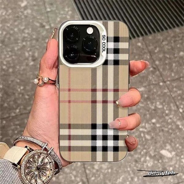 Light Plaid Suitable For Iphone 16 Max Case 15 Pro Trendy 14 Plus/13/12 Classic X ddmyFeb