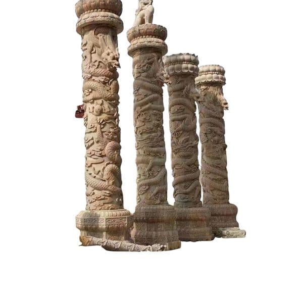 stone pillars Bluestone building materials