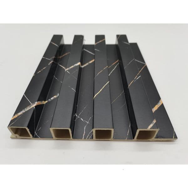 Factory Direct Sales WPC grating board new material fireproof wall board imitation wood grain wood-plastic grating wall board home decoration quality