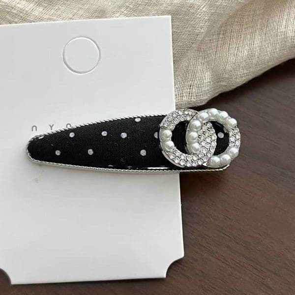2Pcs/Pair Designer Hair Clips Women Letter Crystal Hair Clip Barrettes Fashion Hair Accessories for Gift Party