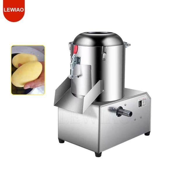 Household Small Stainless Steel Potato Cleaning And Peeling Machine Commercial Automatic Sweet Potato Ginger Peeling Machine