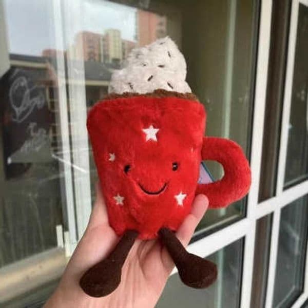 Movies & TV Plush toy jc Motherland designer Fun Hot Chocolate Cup Coffee Dessert Doll Toy Gift