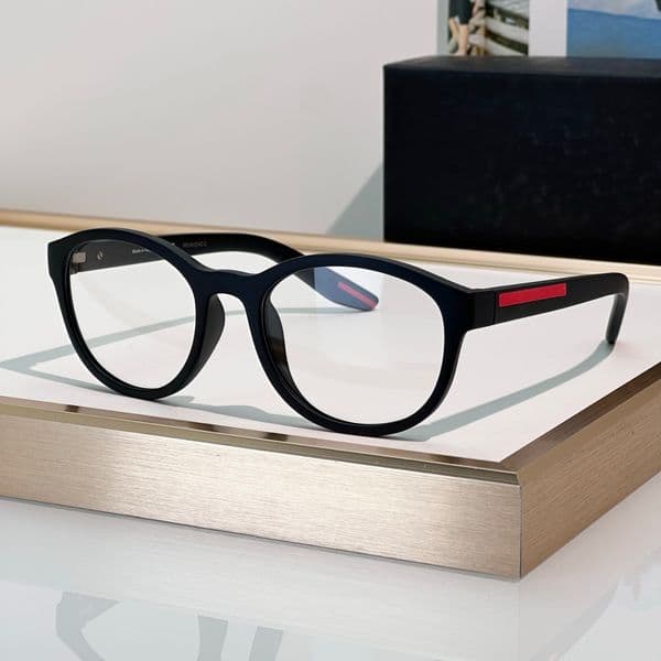 Optical Eyeglasses For Men Women Retro 07 Designer Fashion Sheet Plank Frosted Full Frame Detailed Elasticity Oval Style Anti-Blue Light Lens Plate With Box 07P