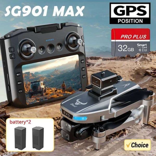 Mini Drone Professional GPS HD Camera Drones 5G WIFI FPV Video 4K UAV 4.5 Inch Large Screen Remote Control RC Dron Sg109 PRO MAX drones