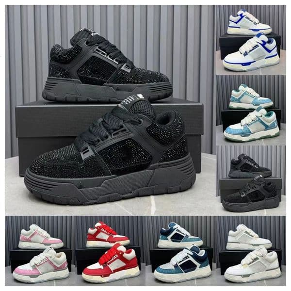 Rhinestones Amishoes platform sneaker Womens Mens Designer Casual Wedge leather Canvas track Outdoor sport shoe Sac Tennis trainer Hike Run walk shoes 0123