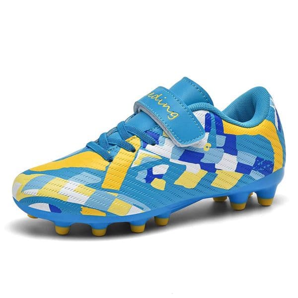 Ddmysports Cleats Athletic Outdoor FG Football Boots Boys Girls Training Sneakers AG Youth Soccer Shoes For Little Big Kids Outdoor Shoes