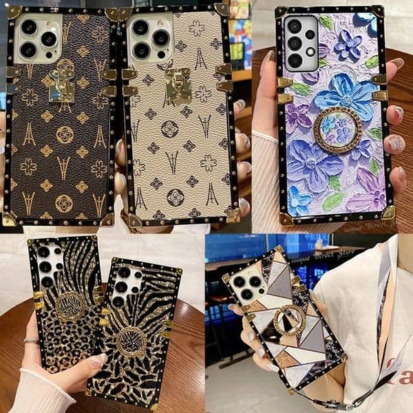 Leather Phone Cover Case For Oppo A96 A95 5g A93 A94 A98 A97 A74 A79 A76 A78 A73 A40 A36 Woman Ring Lanyard Funda Coque