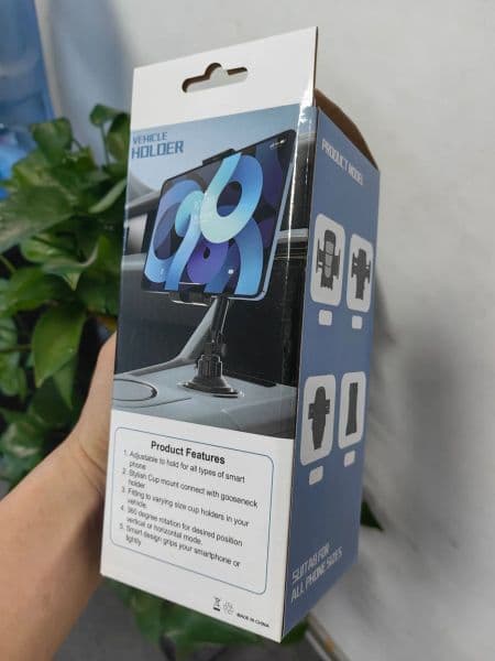 2 in 1 Cup Holder Cell Phone & Tablet Mount Car Cradles with Universal Smartphone/Tablet Stand - Supports iPhone/iPad/Samsung/Huawei/Xiaomi