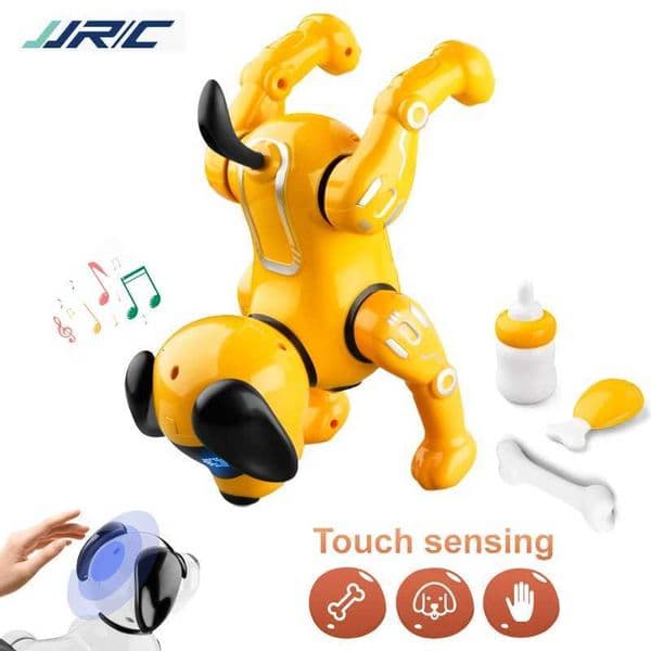 JJRC RC Dog Remote Control Robot Smart Talking Programming Dance Interactive Pet Puppy Remote Dog Intelligent Gift Toys For Kids X250925