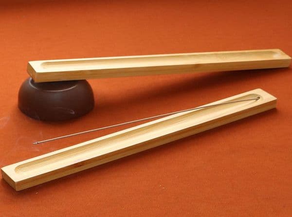 wholes Natural Bamboo Incense holder Lamps Ash Catcher Burner stand Home fragrances for sandalwood and agarwood Stick incense3781714