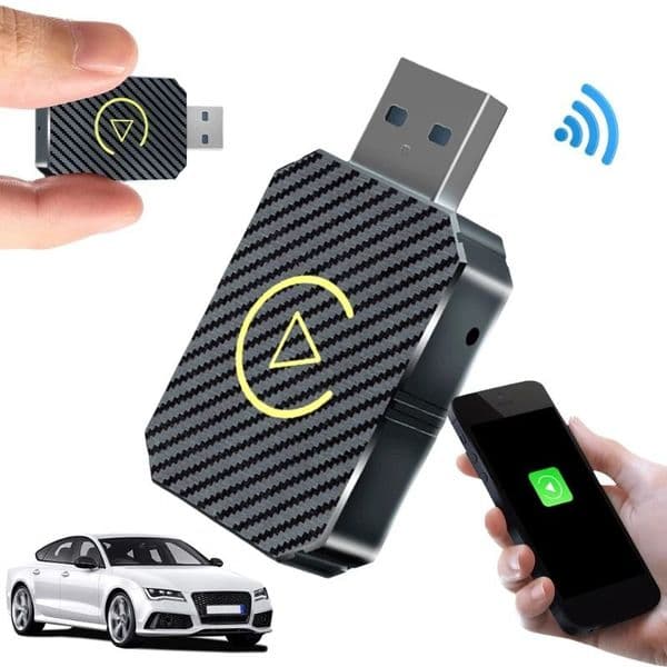 Wireless Carplay Android Auto Adapter USB Car Dongle Plug Play CarPlay AI Box BT WiFi for Wired CarPlay Andriod Auto Cars