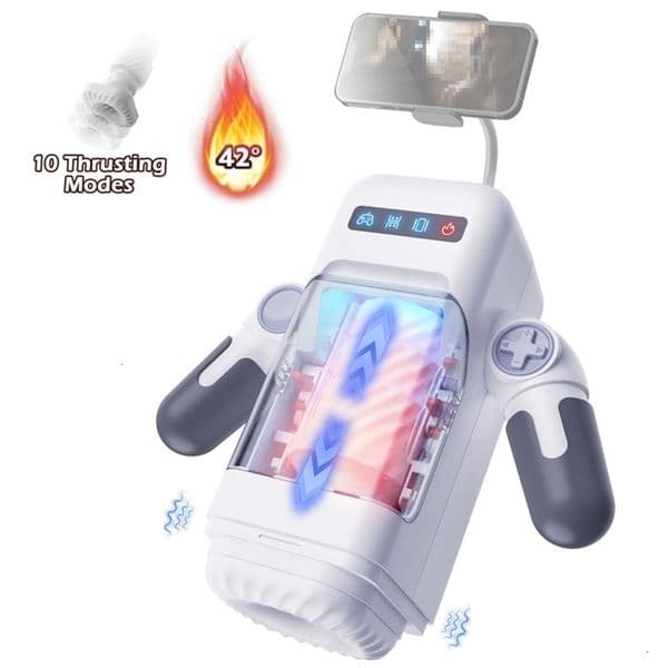 Kushor Robot Automatic Male Masturbator Phone Holder Heating Vibration Blowjob Machine Vagina Masturbation for Men Sex Toys 18 250521bj