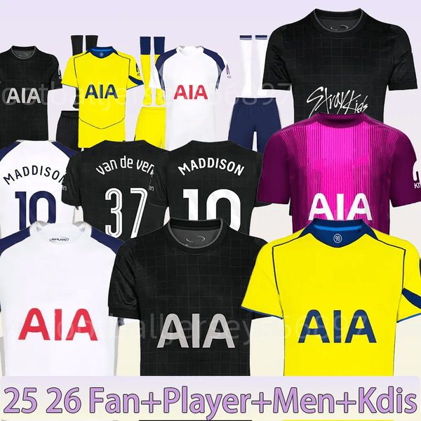2025 2026 tottenhamjersey Soccer Jerseys hotspurES Football shirts tottenhamjersey 25 26 spursjersey men kids kit MADDISON KULUSEVSKI BENTANCUR KANE RICHARLISO