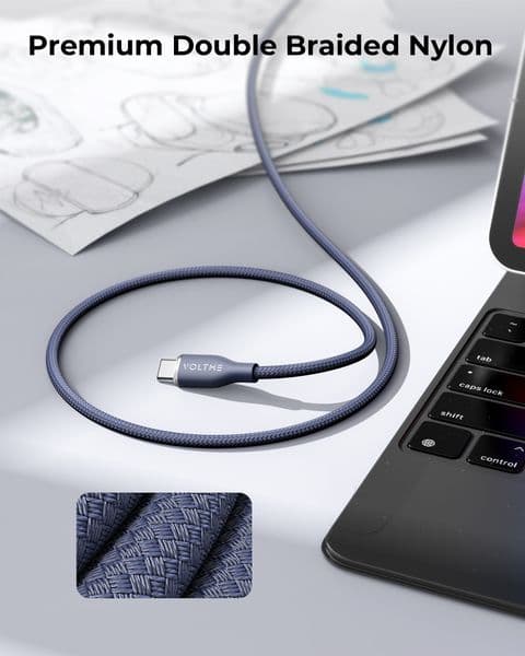 VOLTME USB C TO USB Type C 2025 Cable Quick Charge 3A 60W Fast Charging For iPhone 15 Xiaomi Samsung Huawei Android USB C Charger