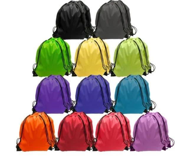 Portable Sports Bag Thicken Drawstring Belt Riding Backpack Gym Drawstring Shoes Bags Clothes Backpacks ZZ