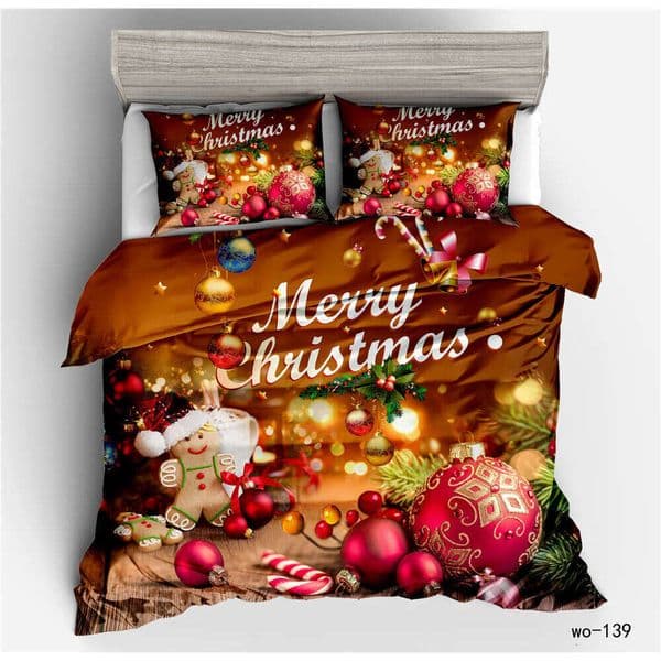 Fitted Sheet Bedspread Flat Sheets Weiou Home Textile Day Digital D Pillowcase Piece Set Duvet Cover Sheet set Duvet Cover Set 213