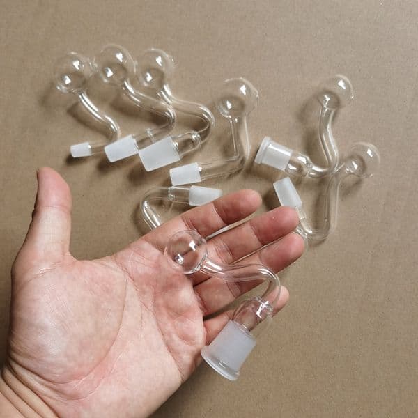 10mm 14mm 18mm male female clear thick glass Smoking pipes connector S style handcraft
