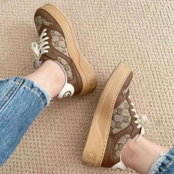 Shoes Biscuit For Men And Women New G Casual Home Couple White Thick Sole Height Increasing Sports Board Shoes Flat Bottom
