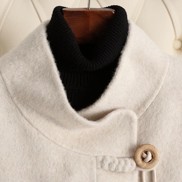 D3007 New autumn and winter double-faced cashmere coat new Chinese style loose woolen coat for women