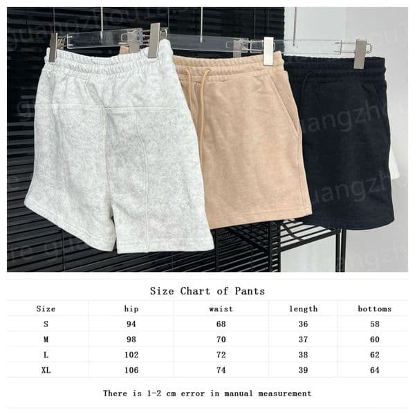 (go off picture not the description) Designer Shorts Women's Outdoor Luxury Drawstring Shorts with Embroidery 30308