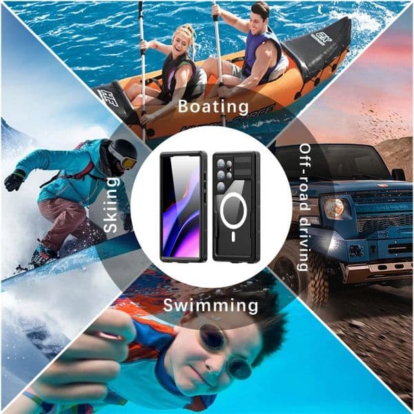 Case For 2925 Galaxy S24 S23 Ultra Plus Waterproof Shockproof Dustproof IP68 Underwater Built Screen Protector Anti-Scratch 360 Cover