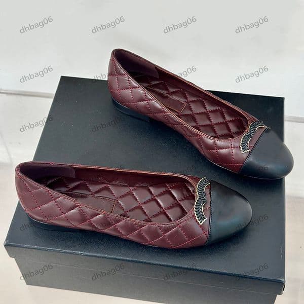 24ss Womens Thick-Heeled Platform Marijen Designer Lambskin Quilted Texture Matilas Sliding Girls Outdoor Casual Shoes Ballet Shoes