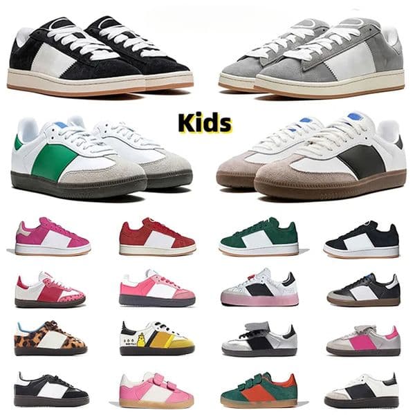 With Box Desiger 00s Kids shoes Origials OG white black Toddlers baby boys girls Athletic Outdoor seakers traiers Ifats Childre PS Pour Efat Sapatos