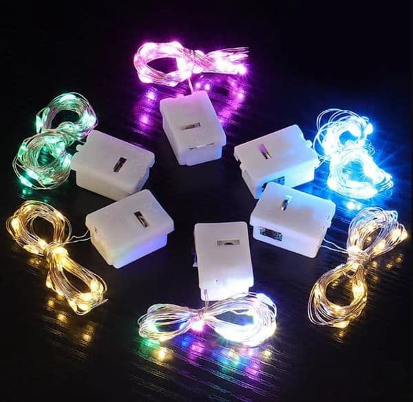 500Pcs 3M LED String Lights Atmosphere Small Colored Light Battery Powered Fairy Light For Christmas Outdoor Room Festival Decor ni286