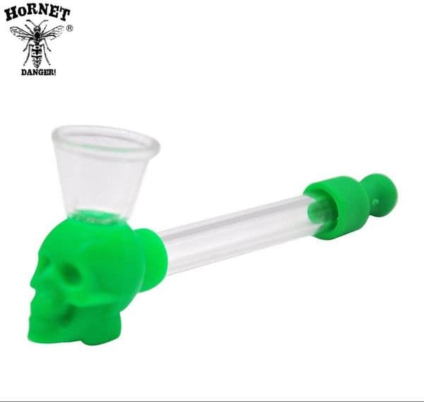 pipe Portable silicone Ghost Head Mini pipe detachable and easy to carry
