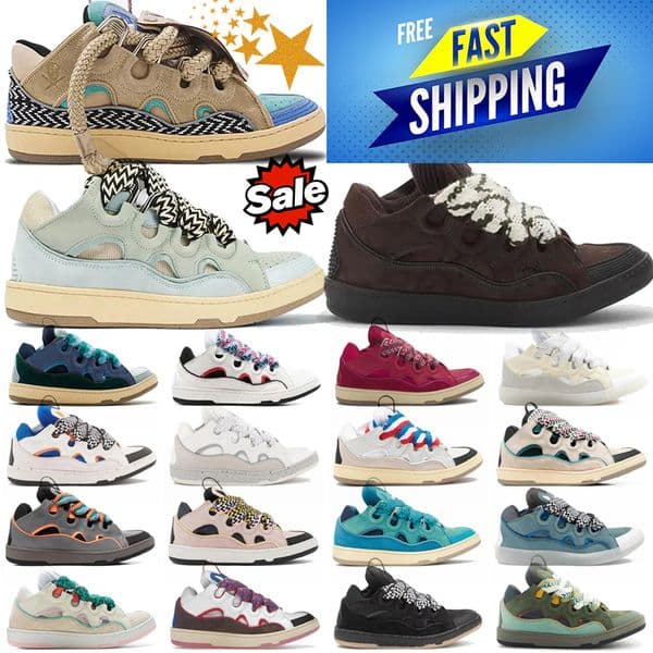 2025 designer shoes Leather Curb Sneakers Dress Shoes For Men Women Extraordinary Casual Platform Sneaker Graffiti Leopard Mens Trainers