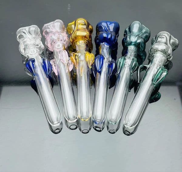 Smoking pipes Accessories Smoking hookah bongs water bottle bowl Thickened Rose Glass Pipe