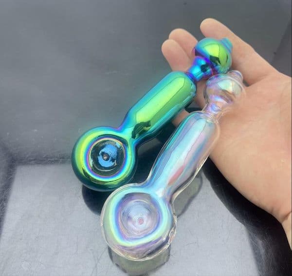 Smoking pipes Ball Glass Oil Burner Pipe Smoking Bowl Water Hookahs Bongs New Colorful Extended Glass Pipe from Europe and America