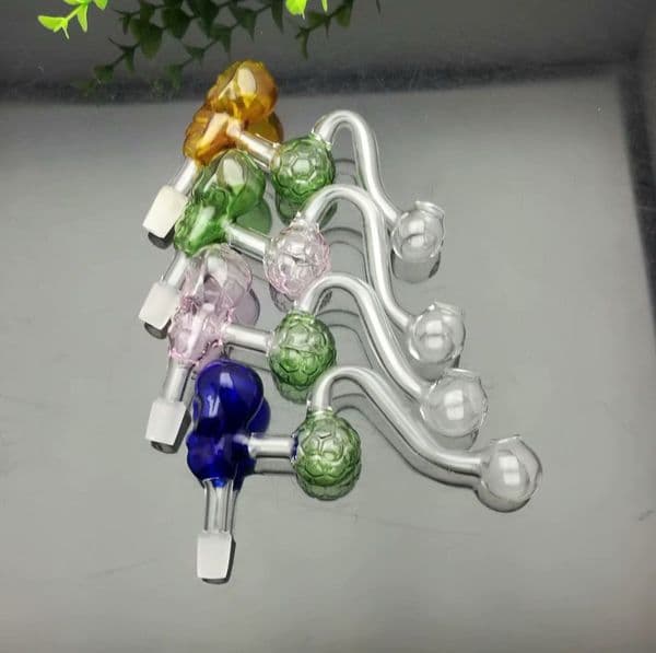 Smoking pipes Accessories Smoking hookah bongs water bottle bowl New Colored Skeleton Football Glass Burner