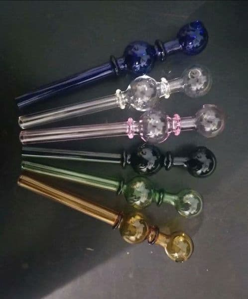 Smoking pipes Ball Glass Oil Burner Pipe Smoking Bowl Water Hookahs bongs Colorful two wheel double bubble glass direct fired pot