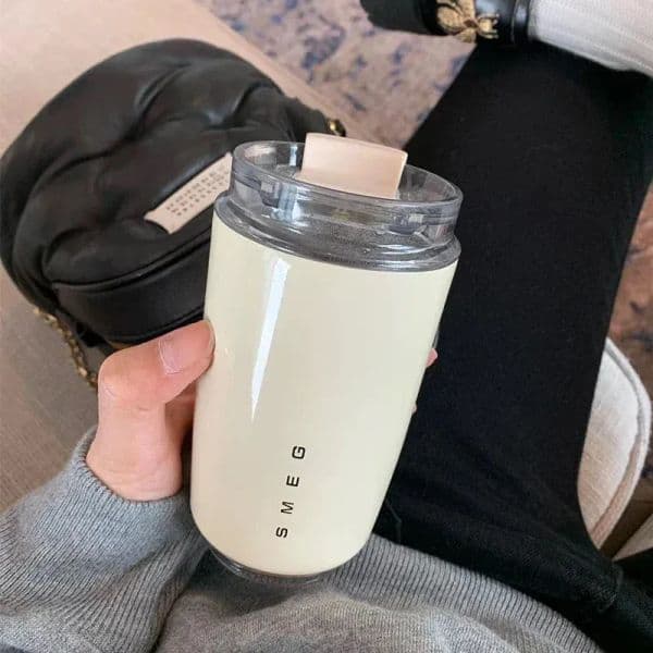Simple 240ML stainless steel insulated water bottle, drinking coffee cup, travel cup