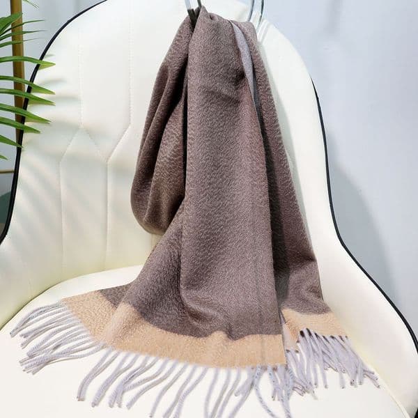ZL31 Uniform cashmere solid color long scarf for men and women shawl