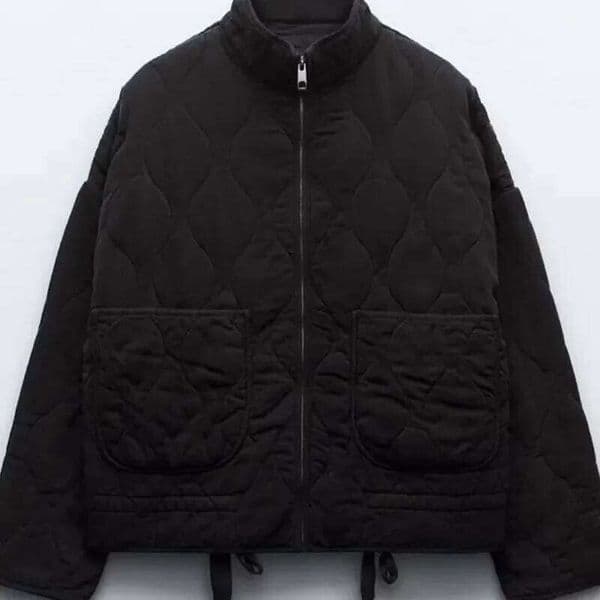 Designer Clothing 2025 Women's Parkas Cotton Coat 2025 New Winter Fashion Pocket Drawstring Warm Vintage Zipper Female Outerwear Overcoat Jacket