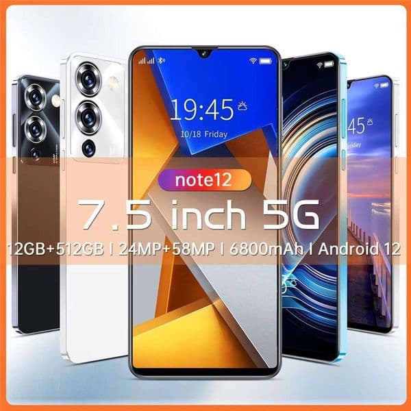 i15 i16 5g Note12 Android SIM Dual Standby 2+16G HD Large Screen Huaqiangbei Mobile Phone