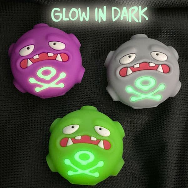Glow in Dark Oil Wax Containers Silicone Box 5ml Smoking Accessories Non-stick Silicon Container Food Grade Jars Tool Storage Jar