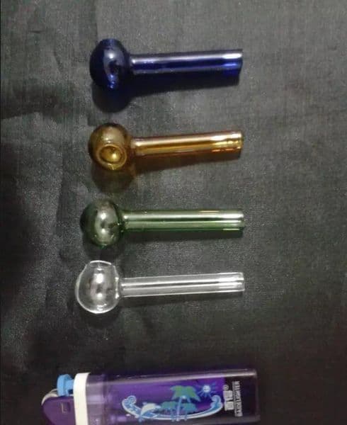 new Glass Oil Burner Pipes hookah Glass Smoking bongs Smoke pipes Direct fired pot 10cm