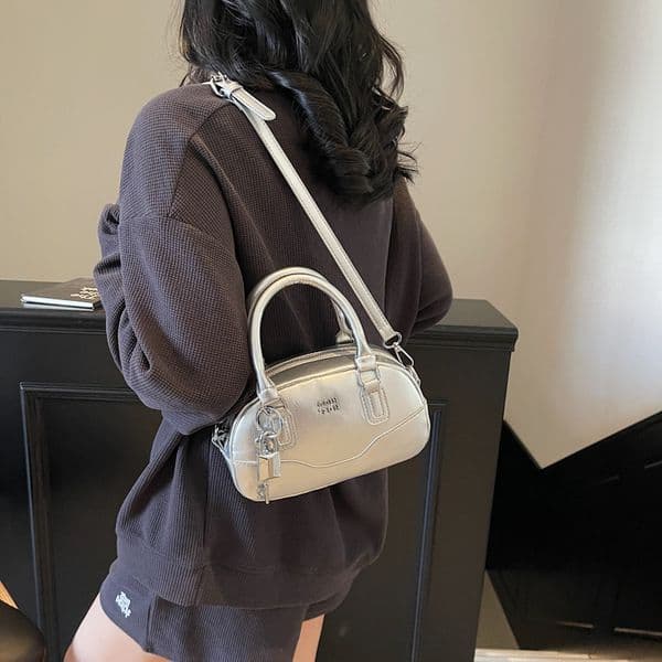 Design for Women Summer Versatile New Fashion Single Shoulder Crossbody Korean Style Handheld Bowling Bag