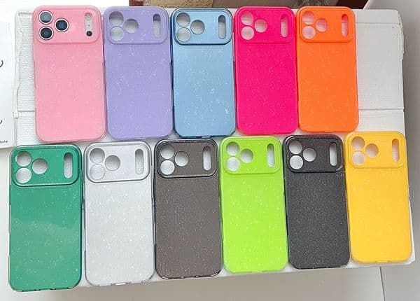Luxury Bling Glitter Soft TPU Cases For IPhone 17 Air 16E 16 15 Plus 14 Pro Max 13 12 11 X XR XS 8 7 Samsung S25 S24 Ultra Fashion Shinny Silicone Sparkle Phone