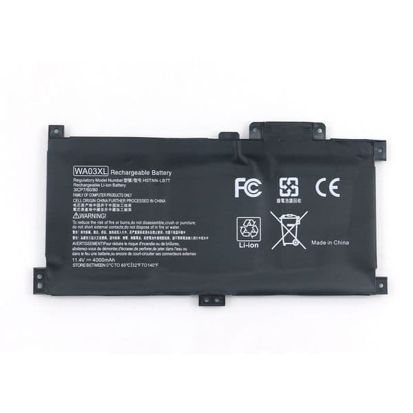 High Quality WA03XL HSTNN-UB7H Laptop Battery Replacement For HP Pavilion X360 15-BR040NZ BR052OD BR068CL BR001TX BR012UR BR076NR 11.4V 48WH